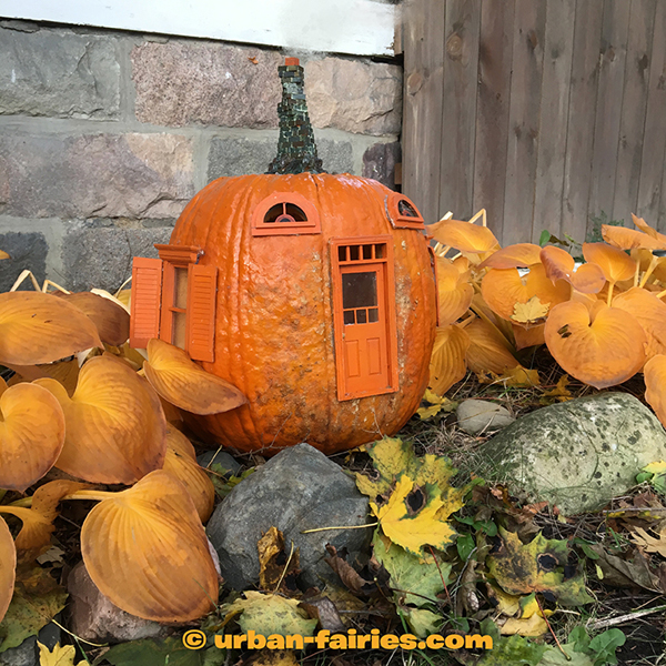 fairy door, Pumpkin, fairy jack-o-lantern, urban-fairies