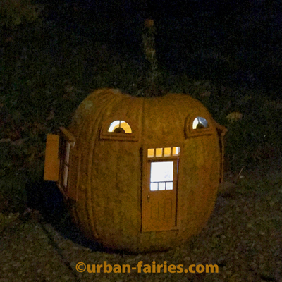 fairy door, Pumpkin, fairy jack-o-lantern, urban-fairies