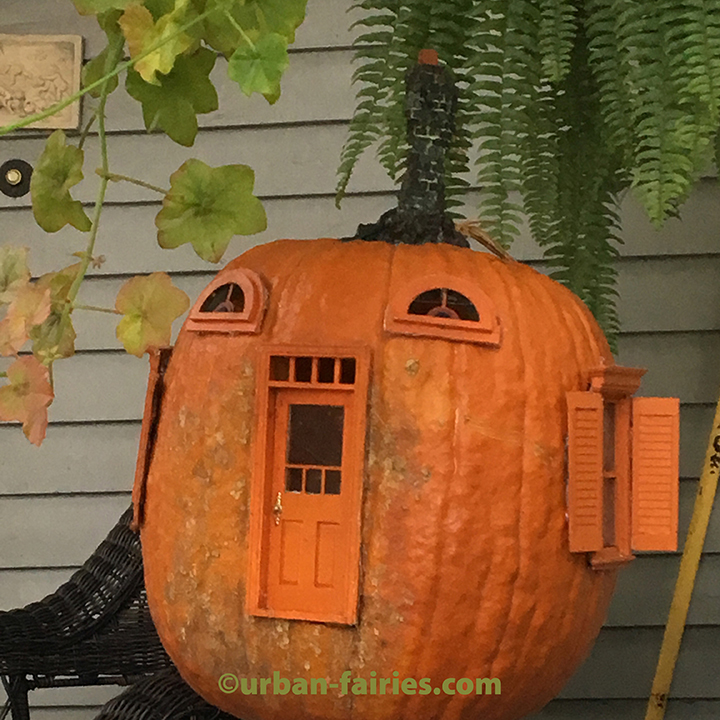 fairy door, Pumpkin, fairy jack-o-lantern, urban-fairies
