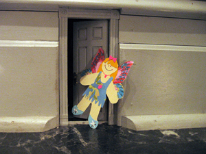 fairy, fairy door, fairy doors, faery, faery door, faery doors, fairy doors of Ann Arbor, The first fairy door, 1st fairy door, flat fairy